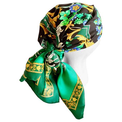 gianni versace silk scarf 